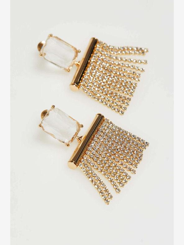 Moodo Goldfarbene Damen-Ohrringe Moodo