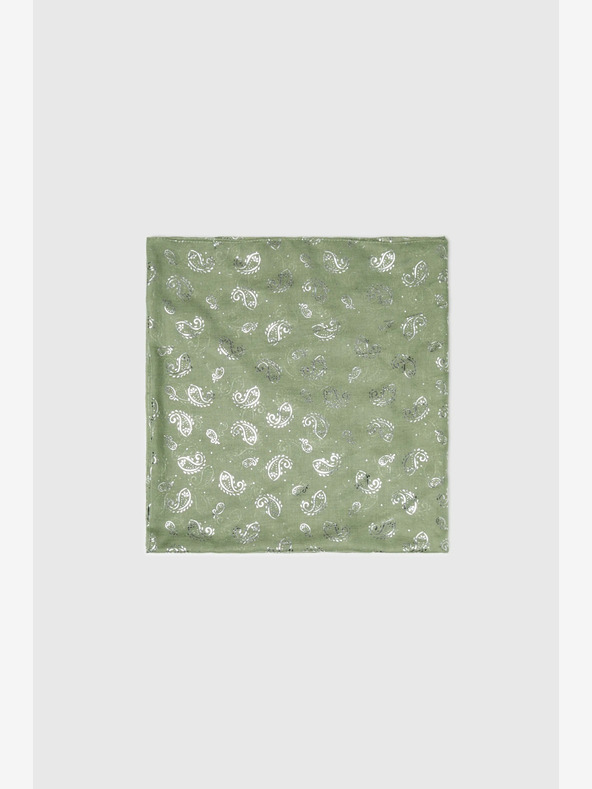 Moodo Grüner gemusterter Damenschal Moodo