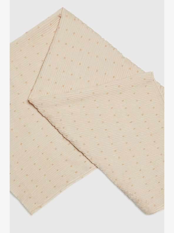 Moodo Beigefarbener Damenschal Moodo