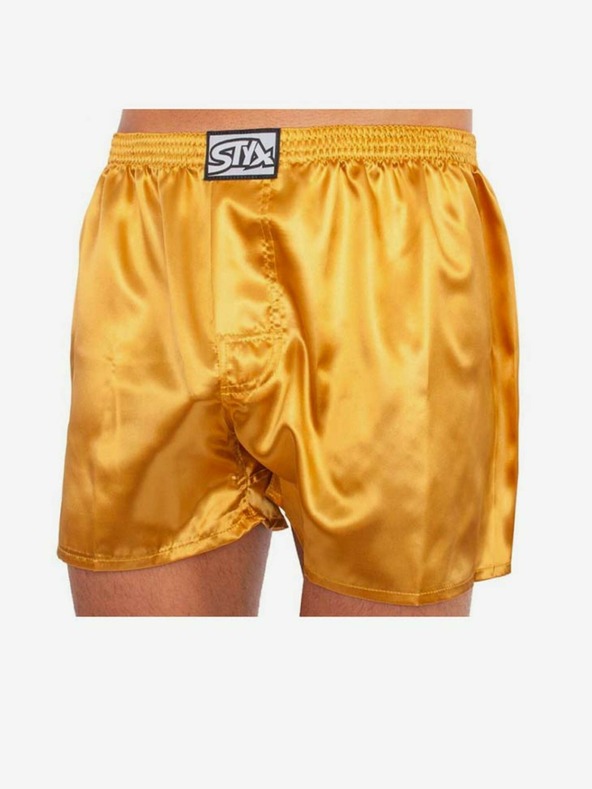 Styx Herren Styx klassische Gummishorts Satin gold