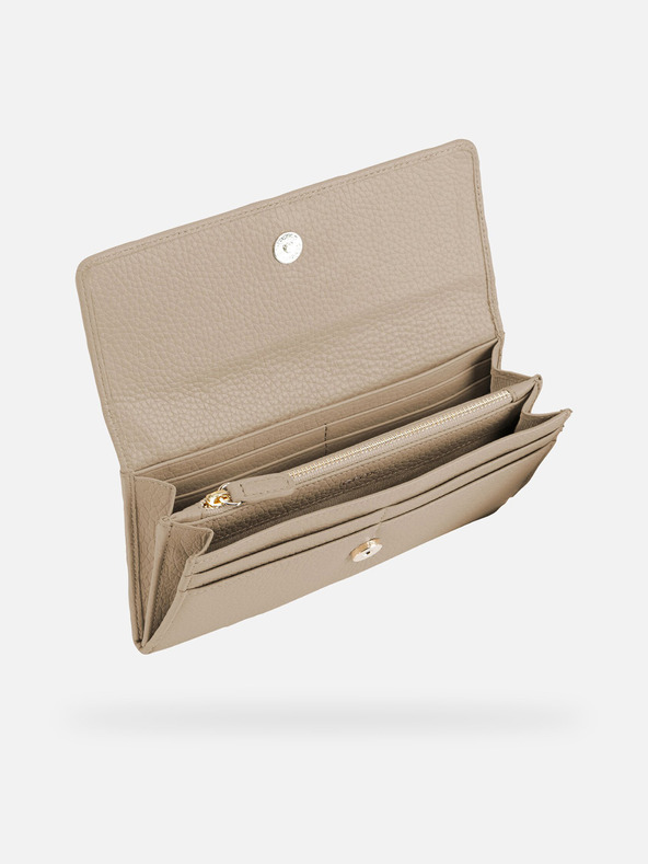 Geox Beige Damen Geox Brieftasche