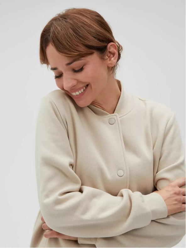 Moodo Moodo Beige Damen Bomber