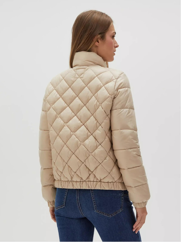 Moodo Beige Damen Steppjacke Moodo