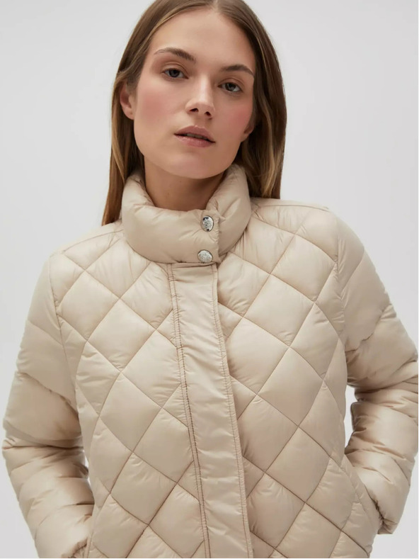 Moodo Beige Damen Steppjacke Moodo