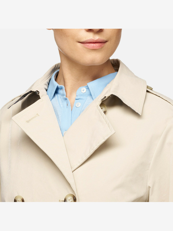 Geox Beiger Damen-Mantel Geox Claudin