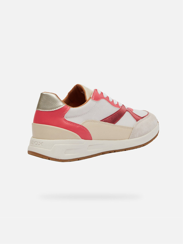 Geox Weiß Damen Geox Bulmya Turnschuhe
