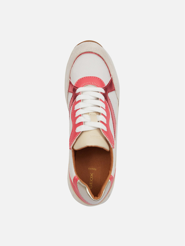 Geox Weiß Damen Geox Bulmya Turnschuhe