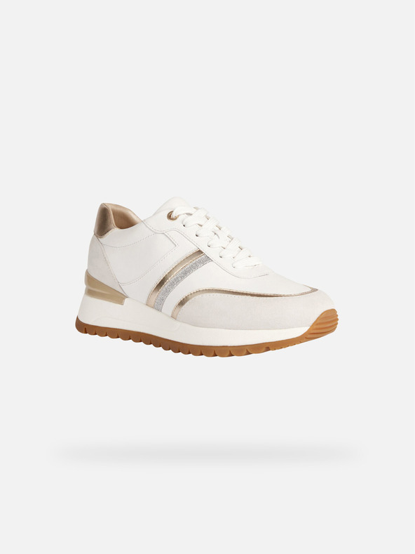Geox Weiß Damen Geox Desya Turnschuhe