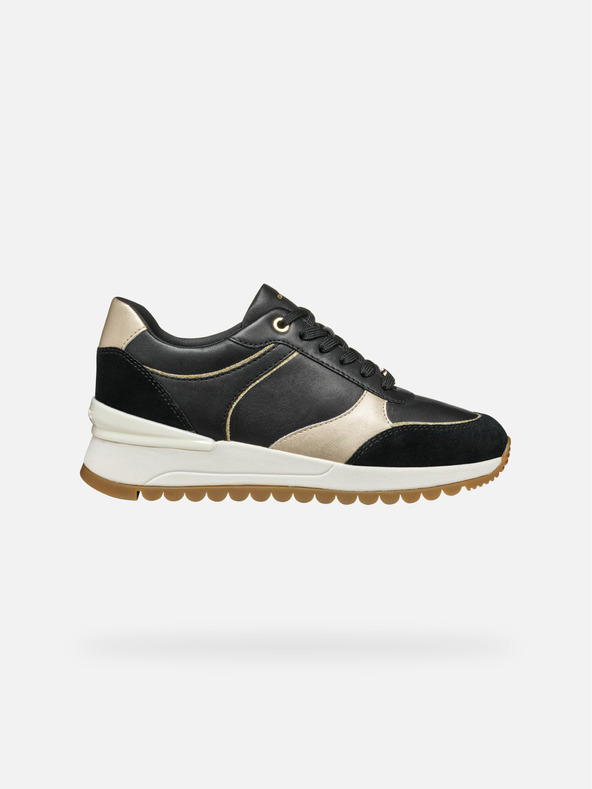 Geox Schwarz Damen Geox Desya Turnschuhe