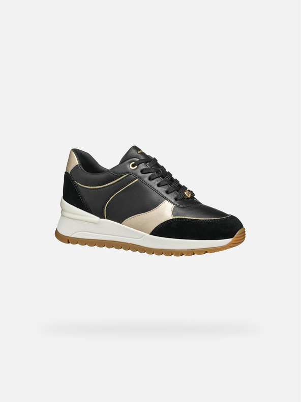 Geox Schwarz Damen Geox Desya Turnschuhe