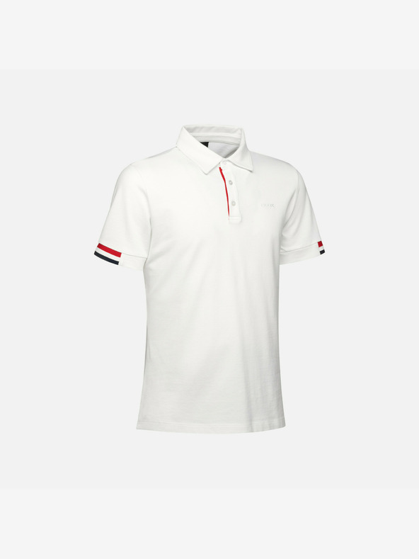 Geox Weißes Herren Poloshirt Geox