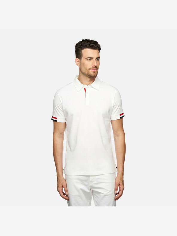 Geox Weißes Herren Poloshirt Geox