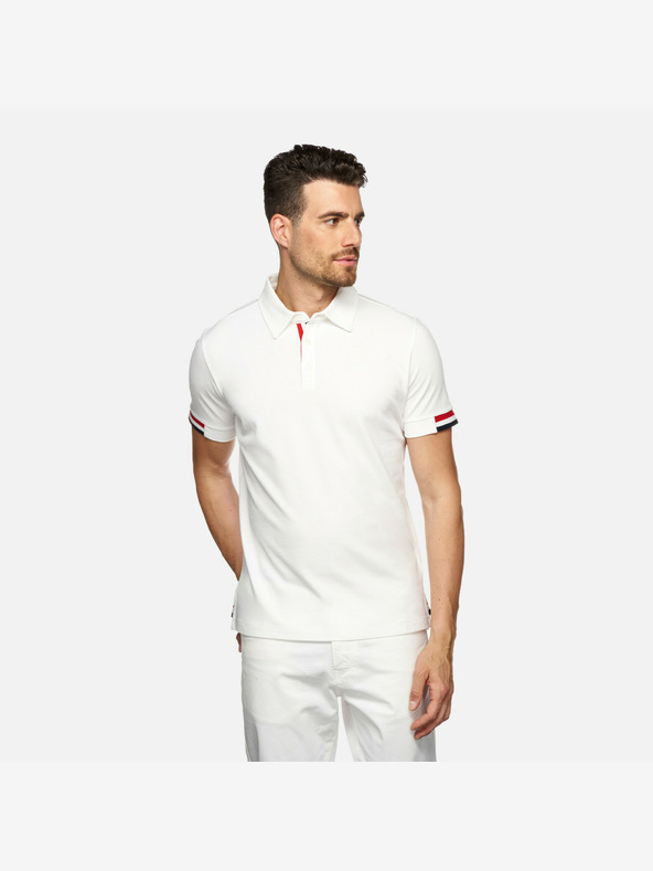Geox Weißes Herren Poloshirt Geox
