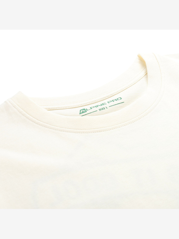 ALPINE PRO Herren T-Shirt aus Bio-Baumwolle ALPINE PRO TERMES 2 creme Variante pb