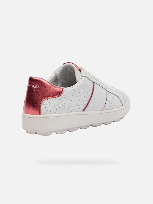 Geox Weiß Damen Geox Spherica ECUB-1 Turnschuhe