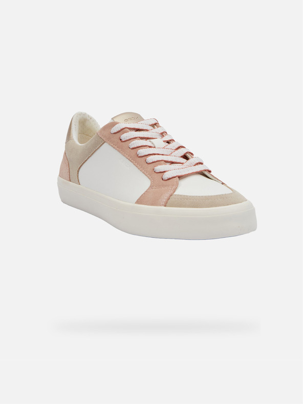Geox Creme Frauen Geox Emmeleny Turnschuhe