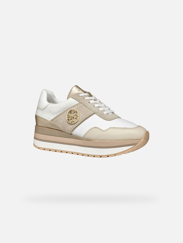 Geox Weiß Damen Geox Nekency Turnschuhe