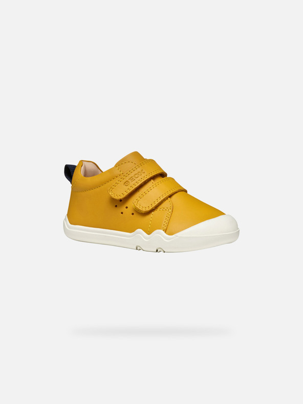 Geox Mustard yellow boys' barefoot sneakers Geox Steppieup