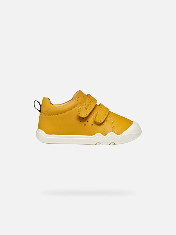 Geox Mustard yellow boys' barefoot sneakers Geox Steppieup