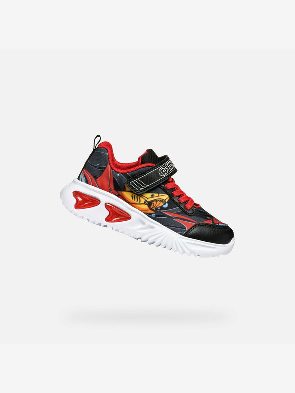 Geox Schwarze Geox Assister Turnschuhe für Jungen