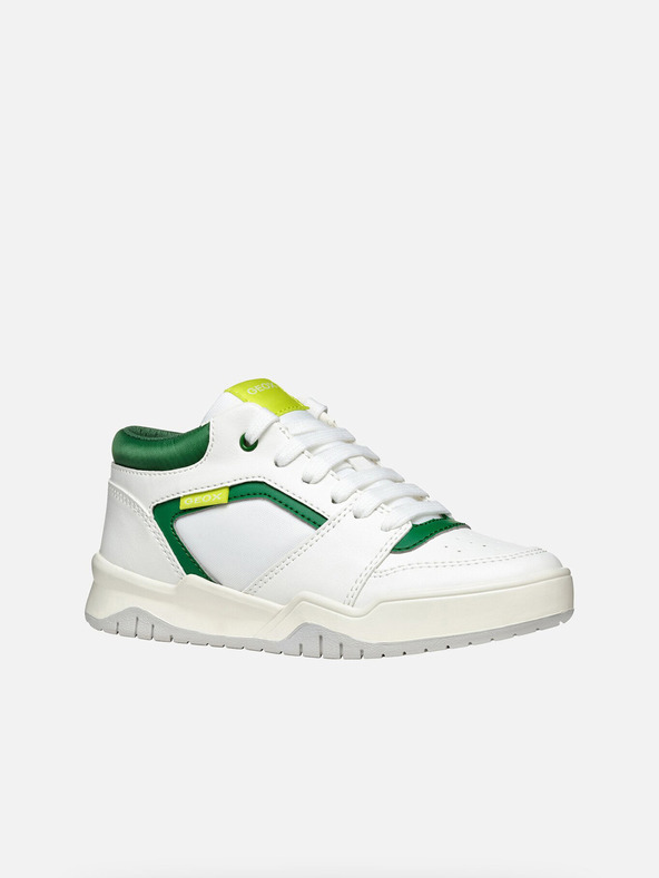 Geox Weiße Geox Perth Jungen Turnschuhe