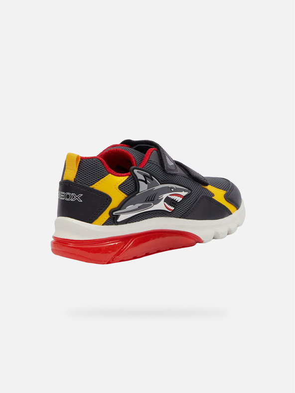 Geox Schwarze Geox Ciberdron Turnschuhe für Jungen