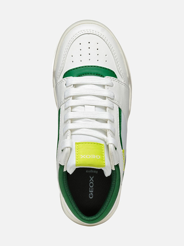Geox Weiße Geox Perth Jungen Turnschuhe