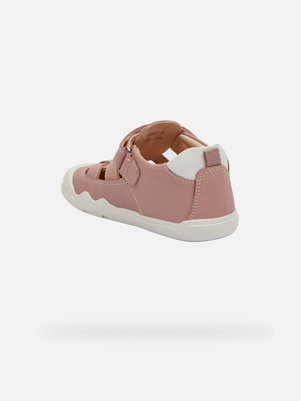 Geox Altrosa Mädchen Barefoot Sneaker mit offenem Rist Geox Steppieu