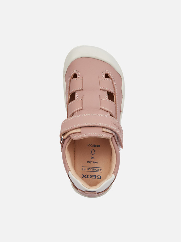 Geox Altrosa Mädchen Barefoot Sneaker mit offenem Rist Geox Steppieu