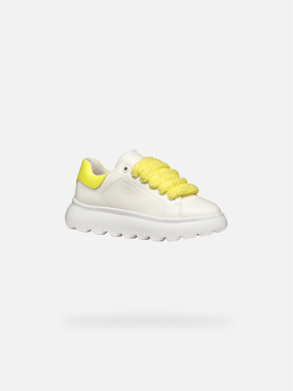 Geox Weiße Geox Puffypop Turnschuhe für Mädchen