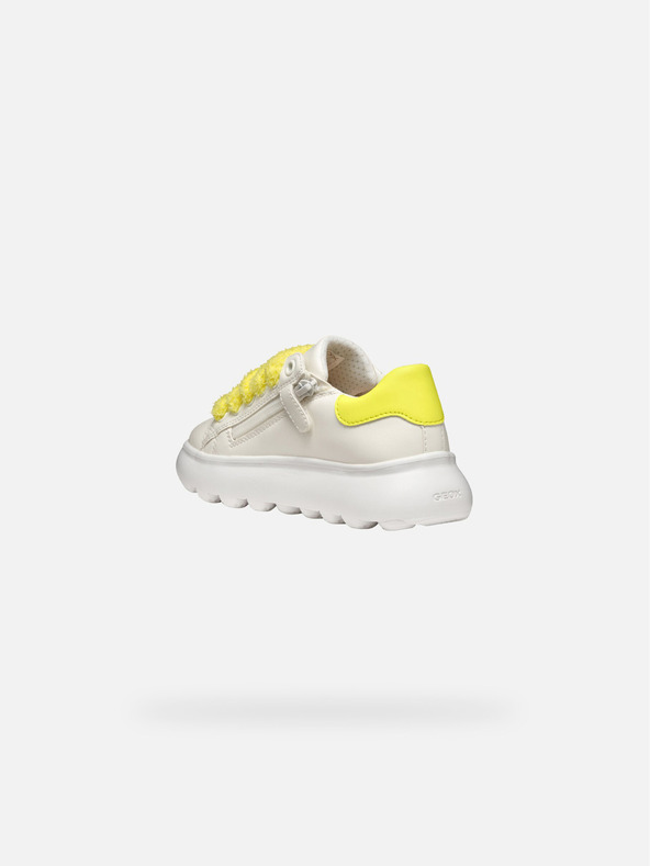 Geox Weiße Geox Puffypop Turnschuhe für Mädchen