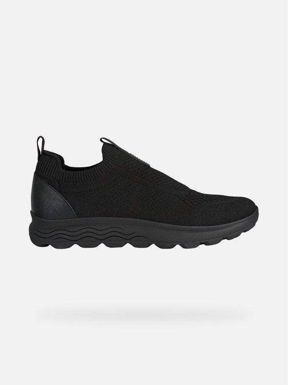 Geox Schwarze Herren-Turnschuhe Geox Spherica