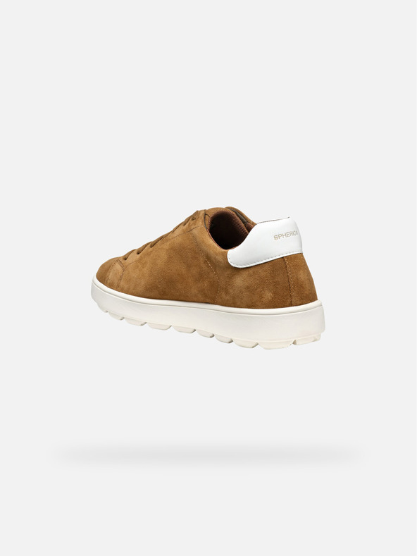 Geox Hellbraune Herren Geox Spherica ECUB-1 Turnschuhe