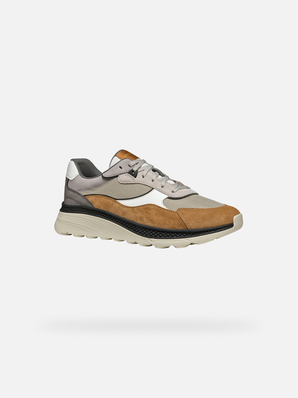 Geox Hellbraune Herren Geox Spherica Actif X1 Turnschuhe