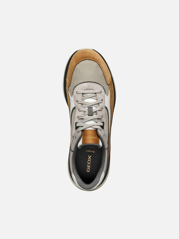 Geox Hellbraune Herren Geox Spherica Actif X1 Turnschuhe