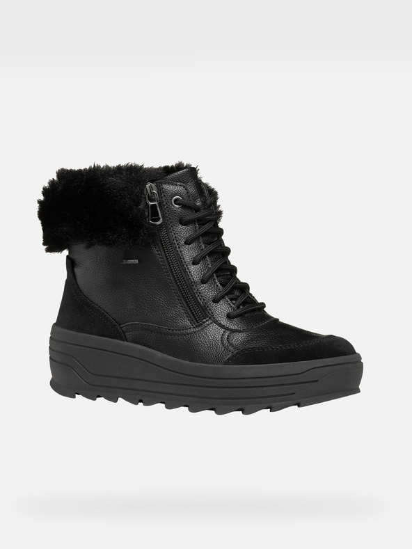 Geox Schwarz Damen Geox Milleiny Abx Stiefelette