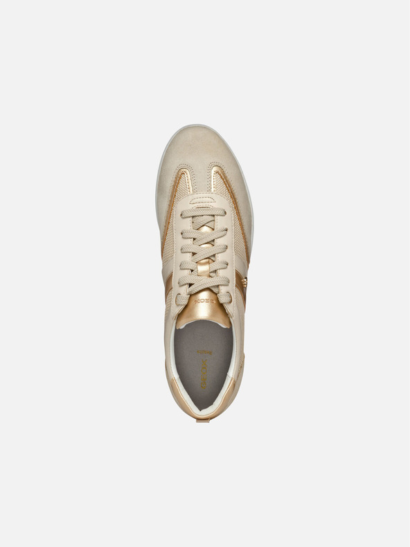 Geox Gold Frauen Geox Myria Turnschuhe