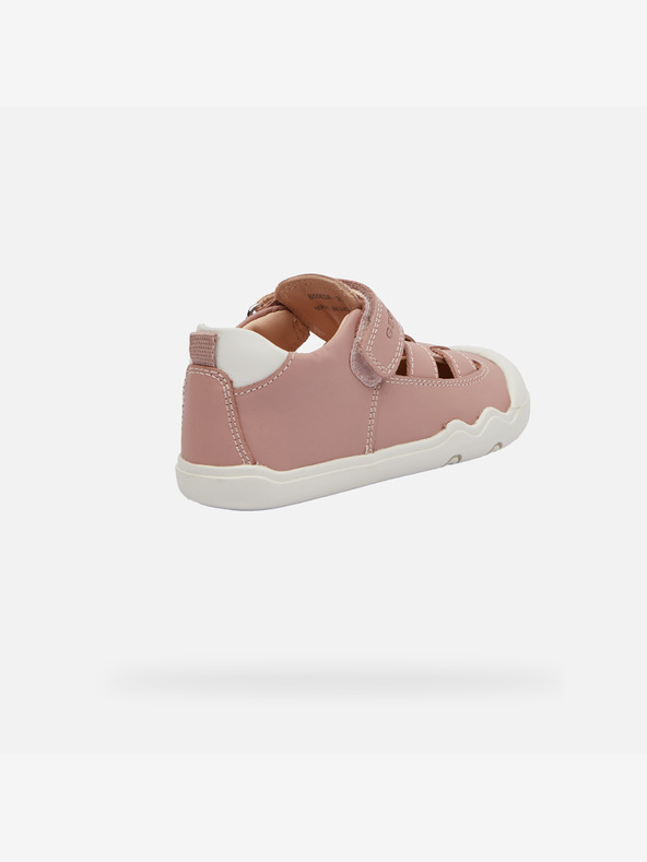 Geox Altrosa Mädchen Barefoot Sneaker mit offenem Rist Geox Steppieu