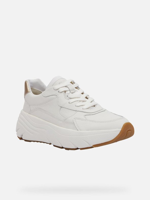 Geox Weiß Damen Geox Diamanta Turnschuhe
