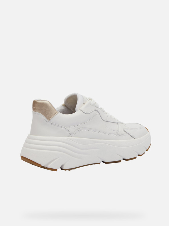 Geox Weiß Damen Geox Diamanta Turnschuhe