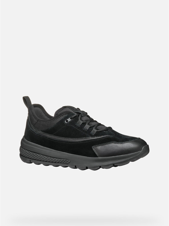 Geox Schwarz Herren-Turnschuhe Geox Spherica Actif