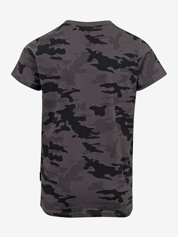 Sam 73 Dunkelgraues gemustertes T-Shirt für Jungen SAM 73 Kelvin
