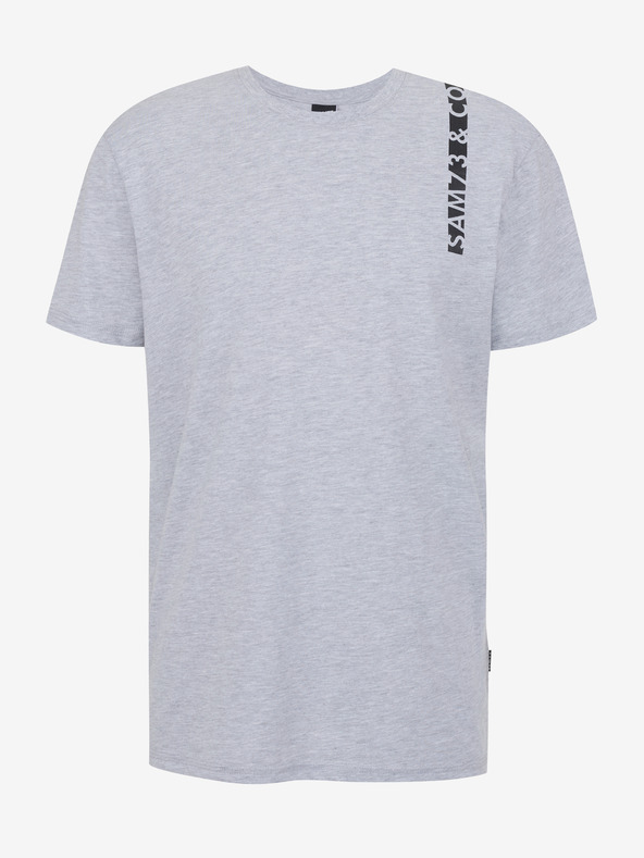 Sam 73 Hellgraues Herren-T-Shirt SAM 73 Fabio
