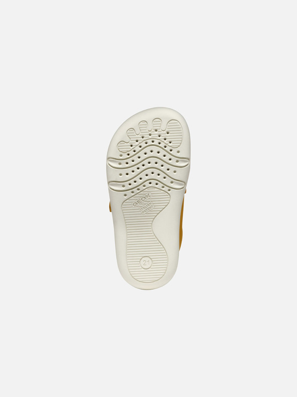 Geox Mustard yellow boys' barefoot sneakers Geox Steppieup