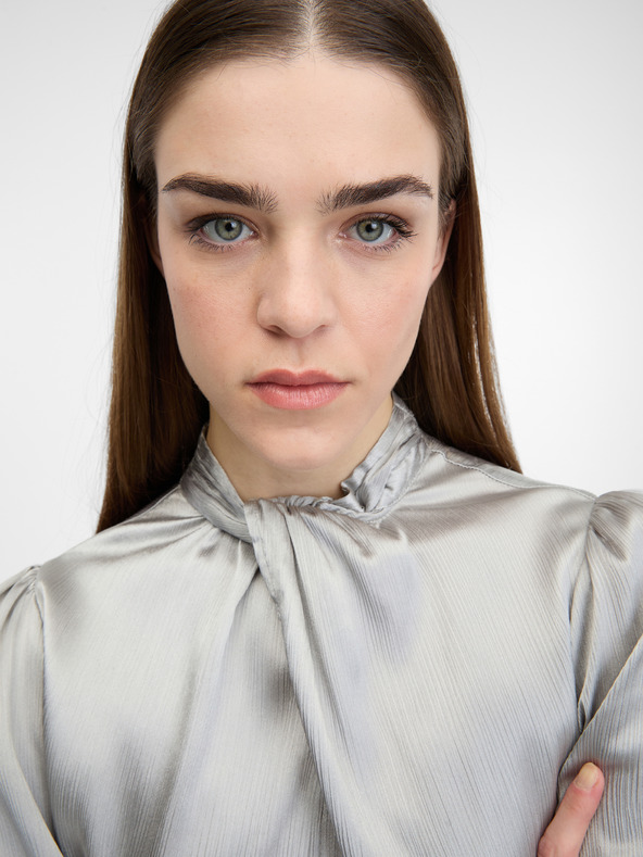 Orsay Silbernes Damen-Midikleid ORSAY