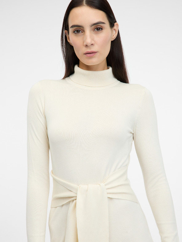 Orsay Cremefarbenes Damen-Kleid ORSAY