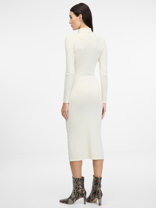 Orsay Cremefarbenes Damen-Kleid ORSAY