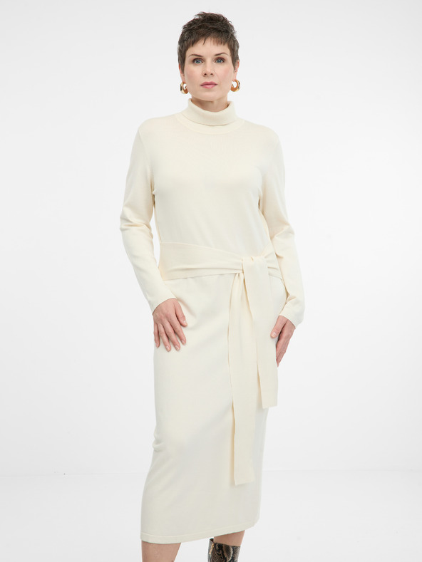 Orsay Cremefarbenes Damen-Kleid ORSAY