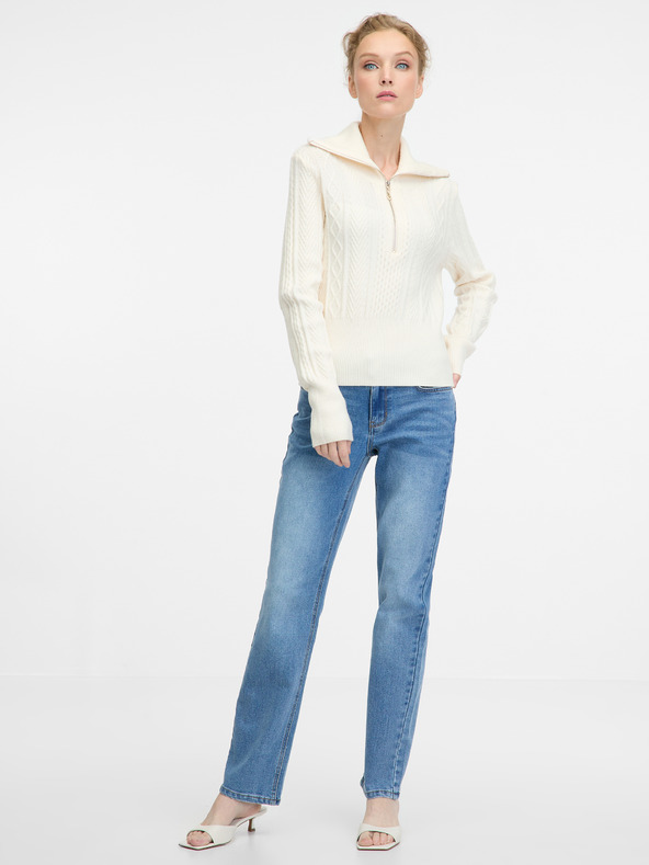 Orsay Cremefarbener Damenpullover ORSAY