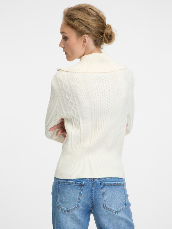 Orsay Cremefarbener Damenpullover ORSAY
